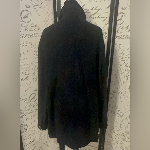 Men’s Pronto Uomo Classic Black Trench Coat - Picture 3 of 4